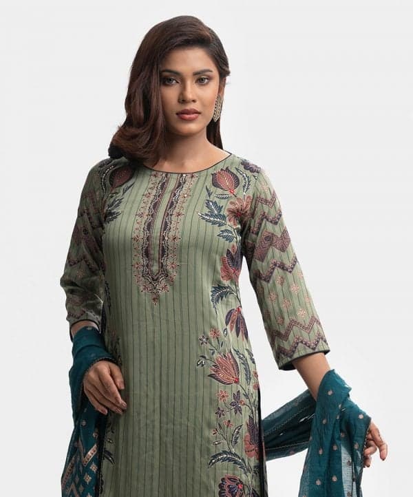 Green Georgette Salwar Kameez